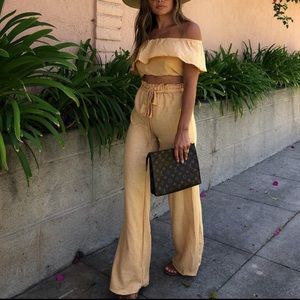 ShopStarlow Yellow Two Piece Set